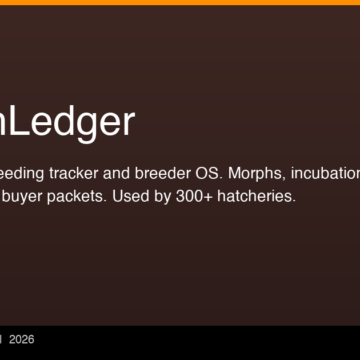 Over 300 Reptile Hatcheries Replace Spreadsheets With HatchLedger Breeding Platform